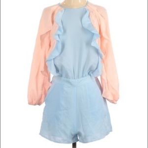 Frilly ruffle romper